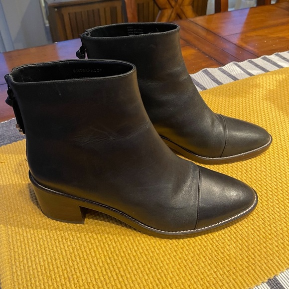 Cole Haan Winnie Grand Bootie Waterproof Cap Back/Rear-zip Ankle Boots - Picture 5 of 10